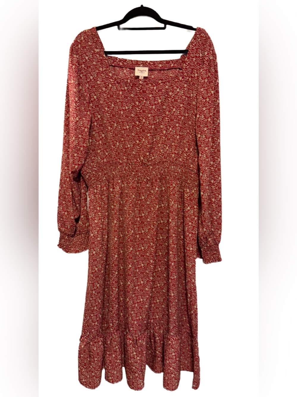 Hayden Los Angels Floral Long-Sleeve Midi Dress